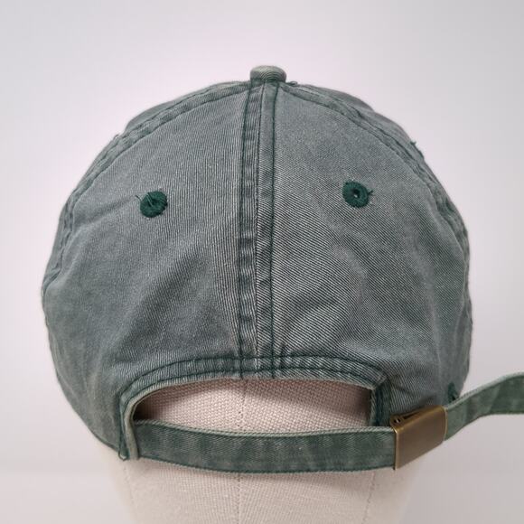 Sand Key Baseball Cap Green One Size Adjustable Embroidered Vented Holes - Picture 7 of 10